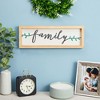 Farmlyn Creek Wooden Family Sign, Farmhouse Home Decor (17.3 x 5.9 in) - 2 of 4