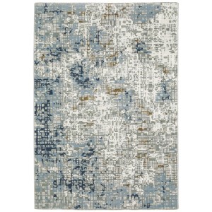 Oriental Weavers Easton 011E3 Blue/ Ivory Indoor Area Rug - 5'3" x 7'6" - 1 of 4