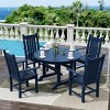 WestinTrends 5 Piece Outdoor Patio Dining Set Outdoor Round Table and Armchair Set - 2 of 2
