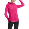 Girls Lightweight Jacket Long Sleeve Zip Up Athletic Hoodie Top Fishing Hiking Sun Protection Outerwear - 2 of 4
