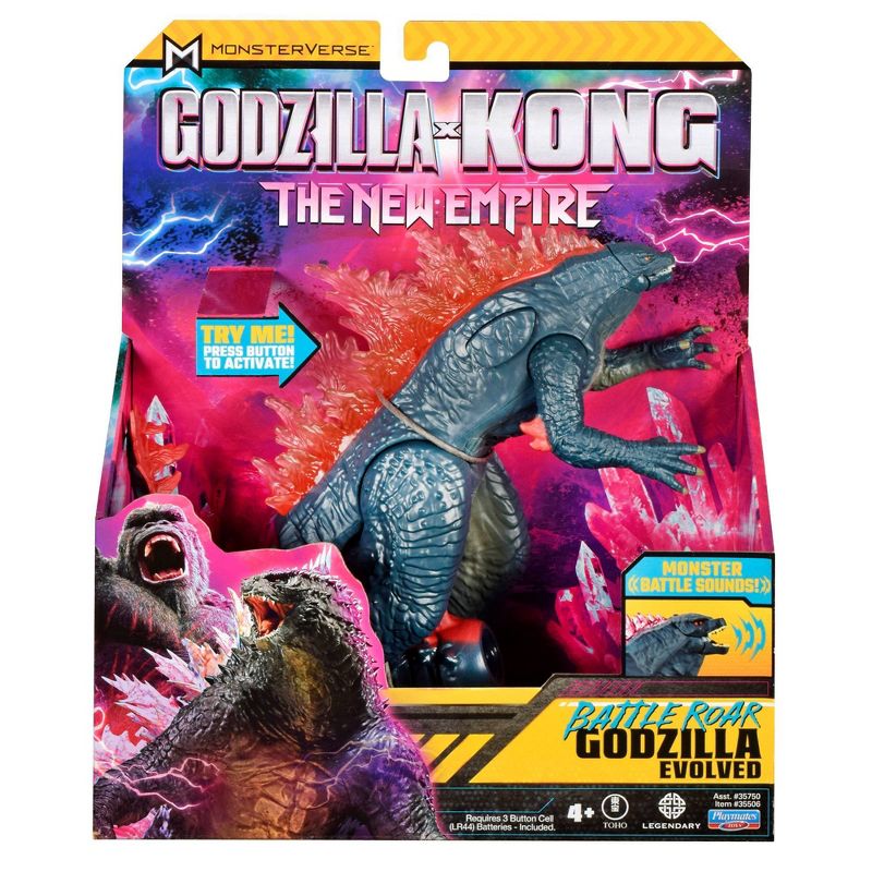 Godzilla x Kong: The New Empire Godzilla Evolved Battle Roar Figure, 3 of 9