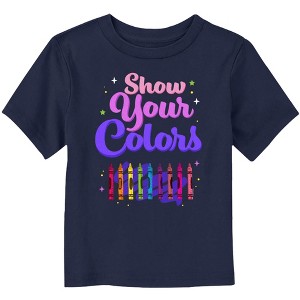 Toddler's Crayola Show Your Colors T-Shirt - 1 of 3