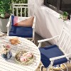 18"x20" Woven Outdoor Chair Seat Cushion - Threshold™ - 2 of 4