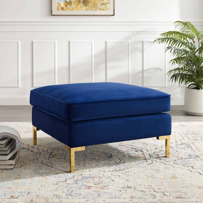 Ardent Performance Velvet Ottoman - Modway