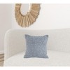 18" Gray And White Cotton Geometric Throw Pillow - 2 of 4