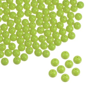 Unique Bargains Loose Craft DIY Earring Necklace Making Acrylic Round Beads 900 Pcs - 1 of 4