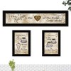 "Love of Nature Kitchen" 3-Piece Vignette By Trendy Decor 4U, Black Frame - 3 of 4