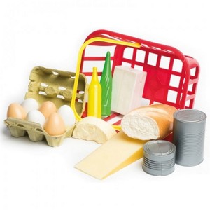 Food Assortment 15-piece Life-Size Pretend Play Food by LAP, Ages 3 ...