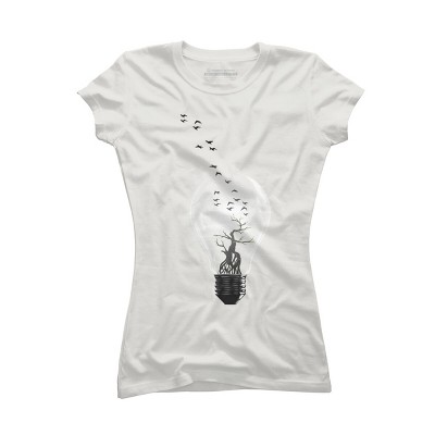 Junior's Design By Humans Bulb By Barmalizer T-Shirt