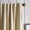 95"x50" Martha Stewart 2pk Lido Linen 95" Back Tab Lined Curtain Panels - 2 of 4