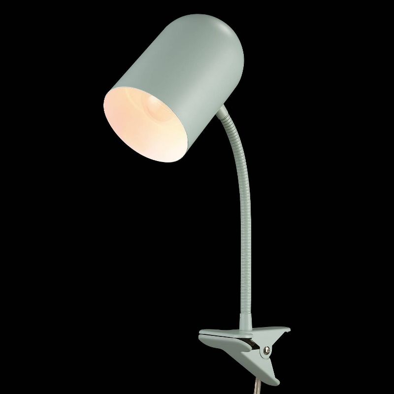 15&#34; Carter Clip-Arm Desk Lamp with Adjustable Gooseneck Matte Teal - Globe Electric, 5 of 11