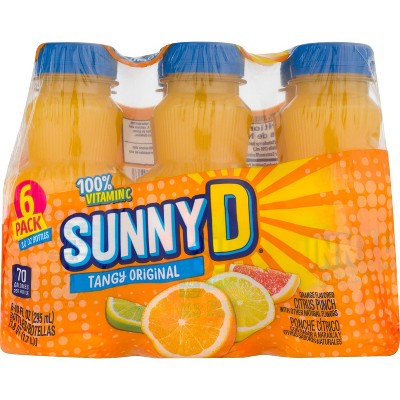 SunnyD Tangy Original Orange Flavored Citrus Punch, 10 FLoz., 6ct