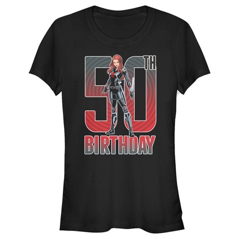 Junior's Marvel Black Widow 50th Birthday T-Shirt - image 1 of 4