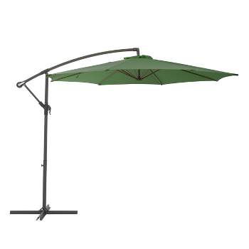 9.5' UV Resistant Offset Tilting Cantilever Patio Umbrella - CorLiving