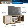 TiramisuBest TV STAND with Walnut for TV & Entertainment Furniture - 3 of 4