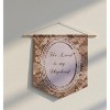 The Lord Is My Shepherd Pennant – Religious Toile Wall Art 18x21" by Manual Woodworkers and Weavers - 2 of 3