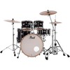 Pearl Professional Maple 4-Piece Shell Pack With 22" Bass Drum Piano Black - 4 of 4