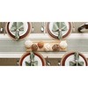 Design Imports  Ribbed Dobby Stripe Table Runner, Artichoke Green, 13X108" - 2 of 4
