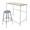 Shelving.com Chrome Wire Work Table with Hardwood Top - 2 of 4