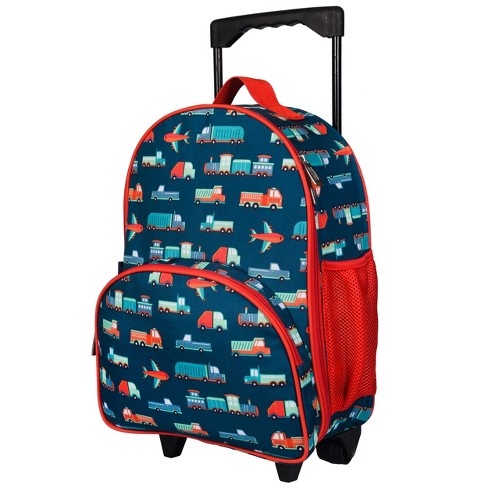Wildkin Kids Rolling Suitcase Luggage (Dinosaur Land)