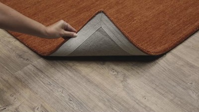 Aniston II Rust Hand-Tufted Wool 5' x 8' Area Rug