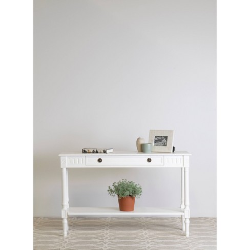 Evangeline Console Table White East