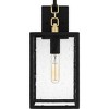 Anchorage 1-Light Matte Black Outdoor Wall Lantern - 4 of 4