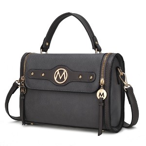 MKF Collection Sabrina Women's Vegan Leather Shoulder satchel Handbag by Mia K - 1 of 4