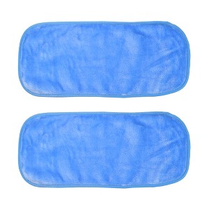 Unique Bargains Reusable Washable Makeup Removal Cleaning Cloth 16''x8'' 2pcs - 1 of 4