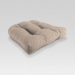 Outdoor Wicker Chair Cushion - Beige with Dots - Jordan Manufacturing