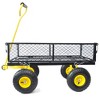 Wagon Garden Cart with 180-degree Steering Range Handle - 2 of 4