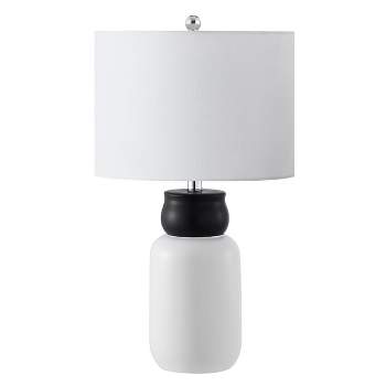 Ventrus Table Lamp - Black/White - Safavieh.