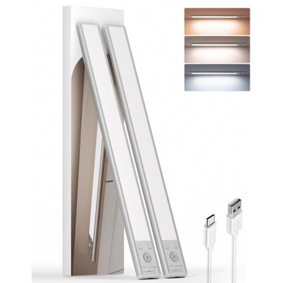 EZVALO Under Cabinet Light, Dimmable LED with Motion Sensor, 2 Pack, Multiple Sizes/Colors