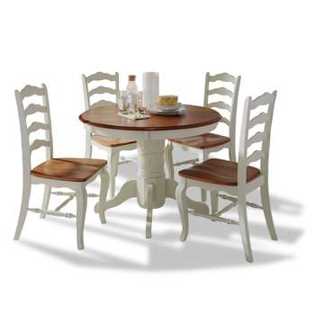 5pc French Countryside Dining Set Off White - Homestyles
