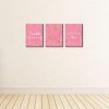Big Dot of Happiness Pink Twinkle Twinkle Little Star - Baby Girl Nursery Wall Art & Kids Room Decor - Gift Ideas - 7.5 x 10 inches - Set of 3 Prints - 3 of 4