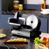VEVOR Meat Slicer, 7.5 inch Electric Deli Food Slicer, 180W Meat Cutter with two Premium SUS420 Blades, 0-0.6 inch Adjustable Thickness, Black - 2 of 4