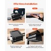 VEVOR 13" Wide Under Desk Drawer Slide Out, Under Table Pull-out Drawer Attachment, Hidden Desktop 2 Layer Storage Organizer, 14x13x10 in, Black - 3 of 4