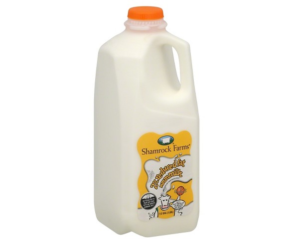 Shamrock Farms 2% Milk - 0.5gal