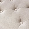 Button-Tufted Entryway Bedroom Dining Bench-Upholstered Bench for Bedroom End of Bed - 3 of 4