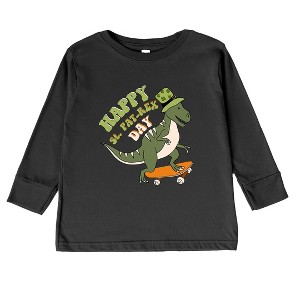 The Juniper Shop Happy St. Pat-Rex Day Toddler Long Sleeve Tee - 1 of 3