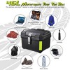 AHR 45L Universal Motorcycle Tour Tail Box Scooter Trunk Storage with Backrest Safety Lock - 2 of 4