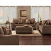 CAVINAS Bench Upholstered End of Bed Fabric Cocktail Ottoman - 3 of 4