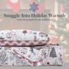 FIONECA Christmas Holiday Themed Brushed Microfiber Quilt Set Ultra Soft Easy Care - 3 of 4