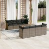vidaXL Garden Sofa Set Grey - 2 of 4
