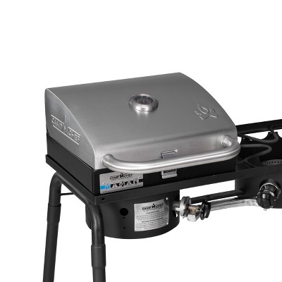 Captiva Designs E02gr010 2-burner Propane Gas Flat Top Grill And Griddle -  Black : Target