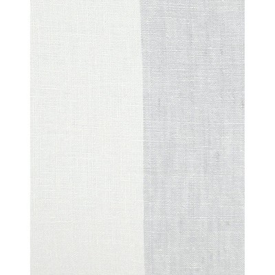 Light Grey and White Cotton Linen Pillow with Tassels