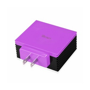 REIKO 4 AMP FOUR PORTS PORTABLE TRAVEL STATION CHARGER - 1 of 4