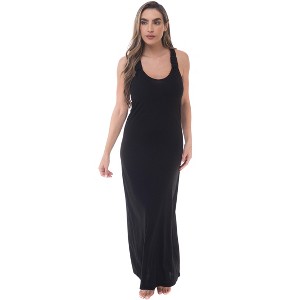 Just Love Womens Maxi Dress Knit Jersey Tank Sundress for Women - 1 of 3