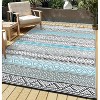 Acekool Reversible Outdoor Rug, Waterproof Plastic Straw Area Rug, Patio & Camping Carpet, Lightweight, Easy Clean, Portable for Deck & Backyard - 4 of 4
