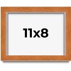 PosterPalooza | Photo Size Classic Brown Picture Frame - UV Acrylic, Foam Board Backing, Hanging Hardware - 2 of 4
